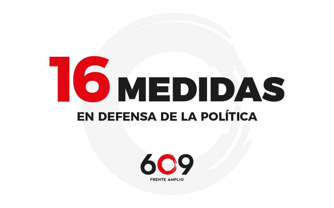 16 proyectos de ley en defensa de la política