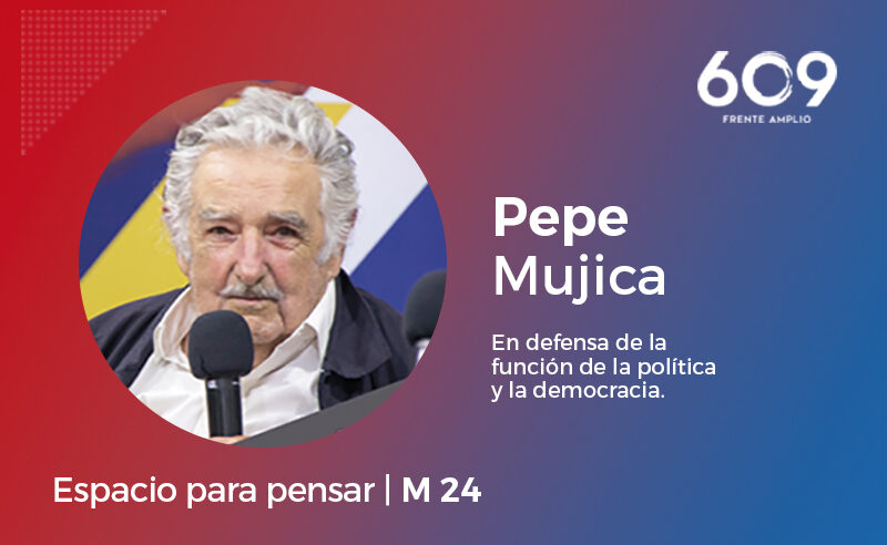 Pepe Mujica reflexiona sobre las 16 medidas en defensa de la política y la democracia