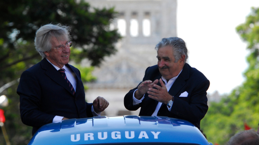 Danilo Astori y José Mujica. Foto: Presidencia Uruguay.