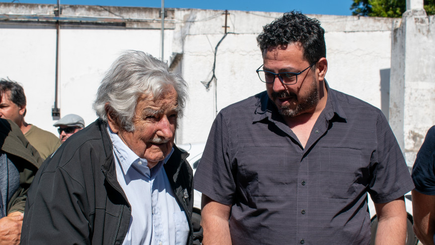 José Mujica y Pacha Sánchez. Foto: MPP.