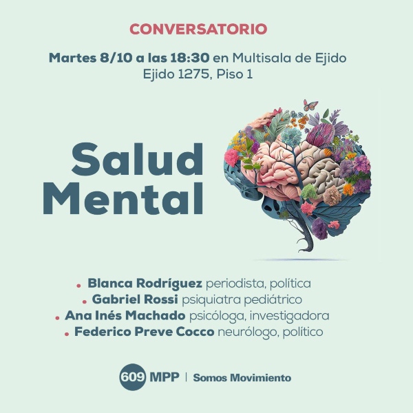 Conversatorio sobre Salud Mental.