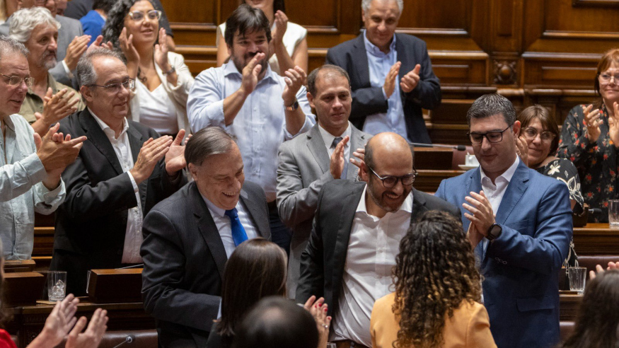 Sebastián Valdomir, presidente de la Cámara de Diputados. MPP.